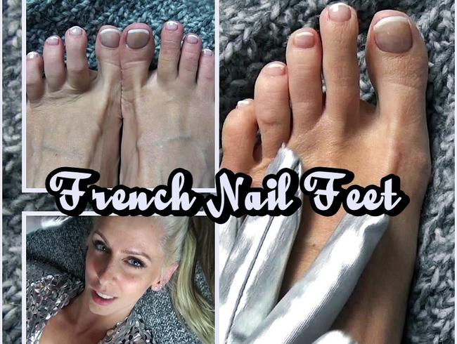 French Nails Feet