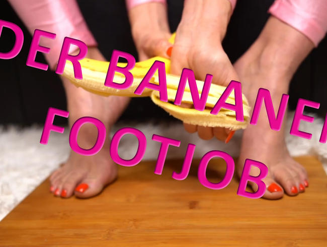 Der Banana Footjob