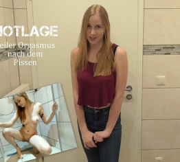NOTLAGE – geiler Orgasmus nach dem Pissen