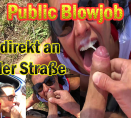 Public Blowjob – direkt an der Straße